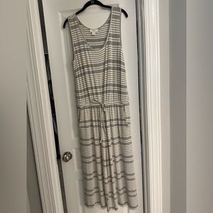 Ann Taylor Loft Tank top capri jumpsuit.